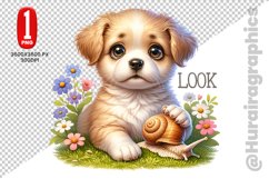 Cute Dog Clipart - PNG File Product Image 1