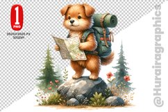Cute Dog Clipart - PNG File Product Image 1
