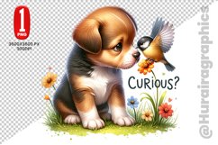 Cute Dog Clipart - PNG File Product Image 1