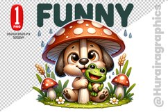Cute Dog Clipart - PNG File Product Image 1