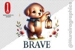 Cute Dog Clipart - PNG File Product Image 1