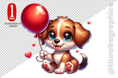 Cute Dog Clipart - PNG File Product Image 1