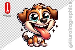 Cute Dog Clipart - PNG File Product Image 1