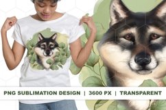 Floral Dog PNG Product Image 1