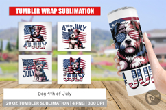 Tumbler 4th of July Dog Product Image 1