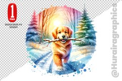 Cute Dog Clipart - PNG File Product Image 1