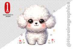 Cute Dog Clipart - PNG File Product Image 1