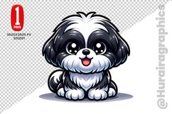 Cute Dog Clipart - PNG File Product Image 1