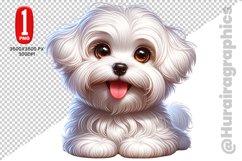 Cute Dog Clipart - PNG File Product Image 1