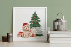 Cute dog Christmas PNG Sublimation design Product Image 2