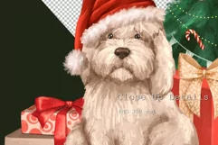 Cute dog Christmas PNG Sublimation design Product Image 3