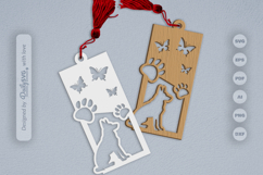 Siberian Husky - Dog&#039;s Bookmark SVG Product Image 1