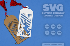 Dalmatian - Dog Breed Bookmark SVG Product Image 1
