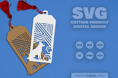 Siberian Husky - Dog Breed Bookmark SVG Product Image 2