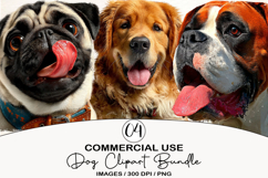 Dog Animal Clipart Sublimation PNG Product Image 1