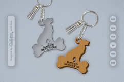 Dog Breeds Keychain SVG Product Image 2