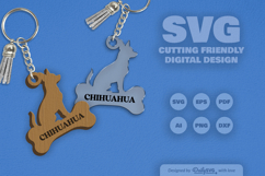 Dog Breeds Keychain SVG Product Image 2