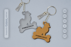 Dog Breeds Keychain SVG Product Image 1