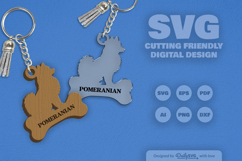 Dog Breeds Keychain SVG Product Image 2