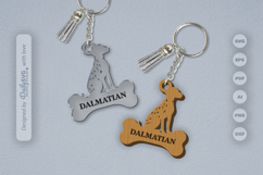 Dog Breeds Keychain SVG Product Image 2
