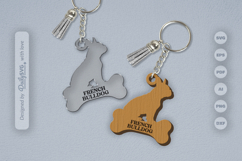 Dog Breeds Keychain SVG Product Image 1