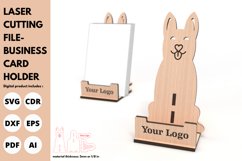Dog | business card holder | svg | laser cut | glowforge Product Image 2