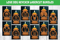Dog Candlestick Laser Cut Decorative Candle Holder BUNDLES Product Image 1