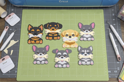 Kawaii Dogs with Bones 3D SVG Product Image 4