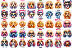 Cute Sarcastic dog sublimation clipart. T-shirt bundle Product Image 4