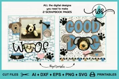 Dog Clipart SVG, Dog Lover Scrapbook Page, Dog Elements SVG Product Image 5