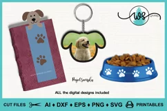 Dog Clipart SVG, Dog Lover Scrapbook Page, Dog Elements SVG Product Image 2