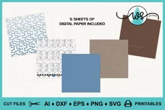 Dog Clipart SVG, Dog Lover Scrapbook Page, Dog Elements SVG Product Image 4