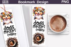 Dogs Books Coffee Bookmark | Collie Bookmark Product Image 1