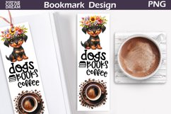 Dogs Books Coffee Bookmark | Doberman Bookmark Product Image 1