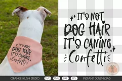 Dog Confetti Bandana Quote SVG Dog Mom Funny Design Cricut