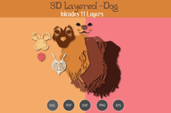 3D Layered Dog Product Image 3