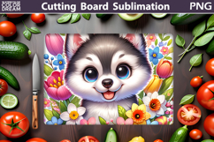 Husky Cutting Board | Dog Cutting Board Product Image 1