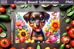 Doberman Cutting Board | Dog Cutting Board Product Image 1