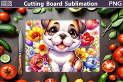 English Bulldog Cutting Board | Dog Cutting Board Product Image 1