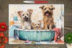 Dog Cutting Board Png, Cutting Board Sublimation, Kitchen Png, Rectangular Design Png