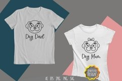 Dog Mom - Dog Dad SVG Product Image 1