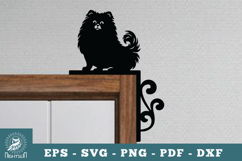 Dog Door Corner Lasercut SVG Product Image 1