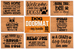 Dog Doormat SVG Bundle Product Image 1
