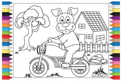 coloring animal cartoon for kids Product Image 1