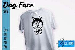 Dog Face SVG Design|Dog Mom| Dogs Mom SVG File|Print Design Product Image 1