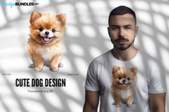 Cute watercolor dog, Watercolor, Transparent Png Product Image 1