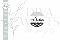 Welcome Dog Fur Is Just Part Of The Decor SVG Pet Welcome Product Image 2
