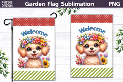 Poodle Garden Flag | Dog Garden Flag Product Image 1