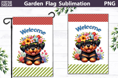 Rottweiler Garden Flag | Dog Garden Flag Product Image 1