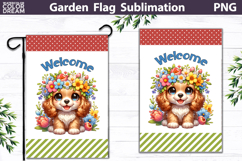 Spaniel Garden Flag | Dog Garden Flag Product Image 1